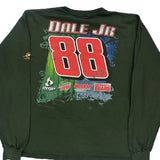 Dale Jr 88 Chase Authentics Nascar Long Sleeve T-Shirt - XL Green Cotton
