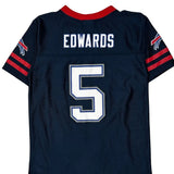 Age 6-7 Buffalo Bills N.F.L. Team Apparel Football Jersey - Small Navy Polyester