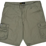 Lee Cargo Shorts - 37W 11L Green Cotton