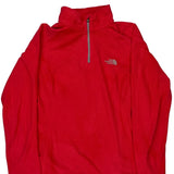 The North Face Fleece - Medium Red Polyester