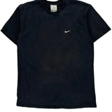 Nike T-Shirt - Medium Black Cotton