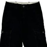 Levis Cargo Shorts - 30W 11L Black Cotton