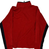 The North Face Fleece - Large Red Polyester