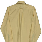 Tommy Hilfiger Slim Fit Shirt - Small Yellow Cotton