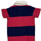 6 Months Ralph Lauren Striped Top - 3XS Block Colour Cotton