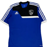 Triton Adidas Football Football Shirt - Large Black Polyester