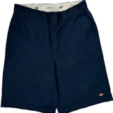 Dickies Chino Shorts - 35W 9L Navy Cotton Blend