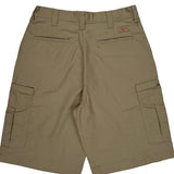 Dickies Cargo Shorts - 30W 11L Khaki Cotton
