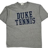 Duke Tennis Adidas College T-Shirt - Large Grey Cotton