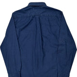 Tommy Hilfiger Polka Dot Patterned Shirt - Large Blue Cotton