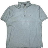 Tommy Hilfiger Polo Shirt - XL Blue Cotton