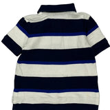 Age 2 Polo By Ralph Lauren Striped Polo Shirt - XS Blue Cotton