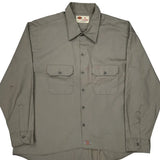 Dickies Shirt - 2XL Gray Polyester Blend