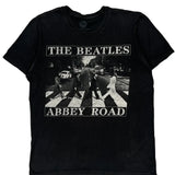 The Beatles Band T-Shirt - Medium Black Cotton