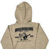 Age 5 True Religion Hoodie - Small Beige Cotton