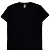 Fruit Of The Loom T-Shirt - Medium Black Cotton