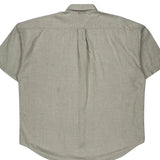 Tommy Hilfiger Short Sleeve Shirt - Large Beige Linen Blend