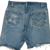 Levis Denim Shorts - 32W 9L Light Wash Cotton