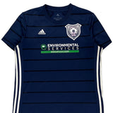 Adidas Football Shirt - Large Navy Polyester