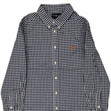 Age 10-12 Ralph Lauren Checked Shirt - Medium Navy Cotton