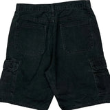 Wrangler Cargo Shorts - 31W 10L Black Cotton