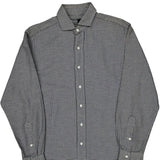 Polo By Ralph Lauren Shirt - Medium Black & White Cotton