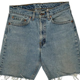 Levis Denim Shorts - 30W 10L Light Wash Cotton
