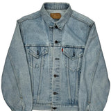 Levis Denim Jacket - Large Light Wash Cotton