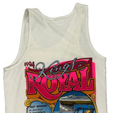 Kings Royal Fruit Of The Loom Nascar Vest - Small White Cotton