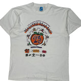 Peachtree Road Race Fruit Of The Loom Graphic T-Shirt - XL White Cotton