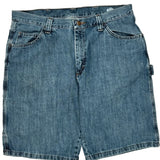 Wrangler Carpenter Shorts - 36W 10L Blue Cotton