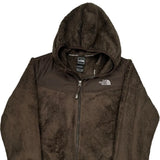 Age 13-14 The North Face Fleece Jacket - XL Brown Polyester