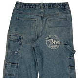 Dognose Double Knee Carpenter Shorts - X-Largew 15L Light Wash Denim