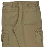 Wrangler Cargo Trousers - 36W 30L Khaki Cotton