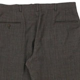Christian Dior Checked Trousers - 37W 29L Brown Wool