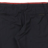 Prada Trousers - 33W UK 14 Navy Wool