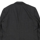 Burberry Pinstripe Blazer - XL Grey Wool