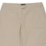 Armani Jeans Trousers - 34W UK 16 Beige Cotton
