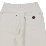 Age 14 Valentino Cord Trousers - 26W 30L White Cotton