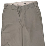 Dickies Chino Shorts - 32W 10L Khaki Cotton Blend