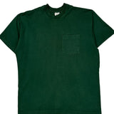 Blank Bvd Single Stitch T-Shirt - XL Green Cotton