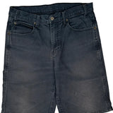 Dickies Carpenter Shorts - 32W 11L Grey Cotton