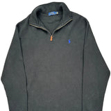 Polo By Ralph Lauren 1/4 Zip - XL Black Cotton
