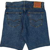 Levis Denim Shorts - 32W 10L Blue Cotton