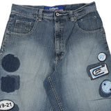 South Pole Denim Shorts - 35W 13L Blue Cotton