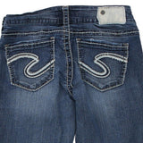 Age 10 Silver Jeans - 28W 26L Blue Cotton