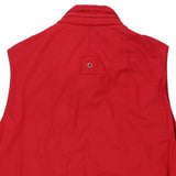 Vintage red Studio Jeans Gilet - mens x-large