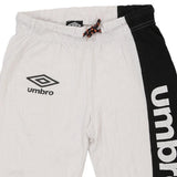 Age 13-15 Umbro Spellout Sport Shorts - XL White Polyester