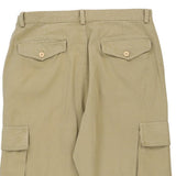 Unbranded Cargo Trousers - 34W 31L Beige Cotton