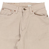 512 Levis Jeans - 24W UK 6 Beige Cotton